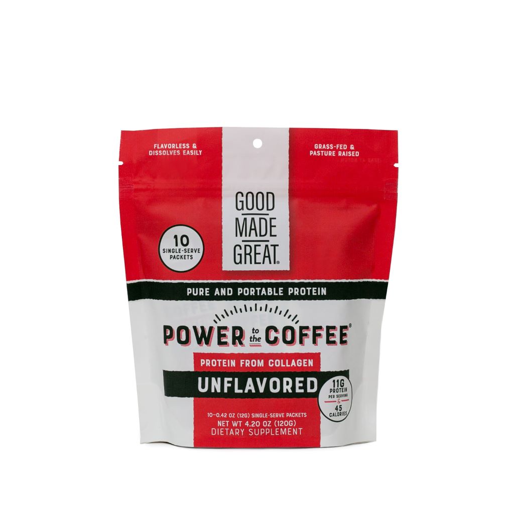Good Made Great Foods Power to the Coffee Unflavored 12-Pack Pouch
