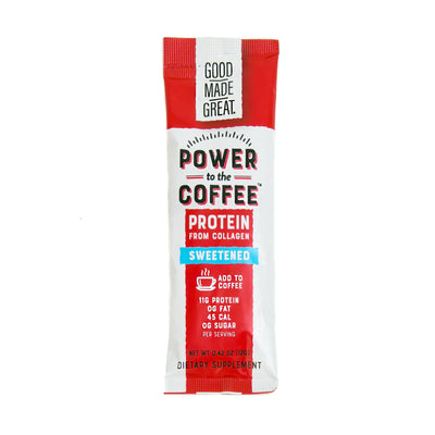Good Made Great Foods Power to the Coffee Sweetened Stick Pack Non-GMO